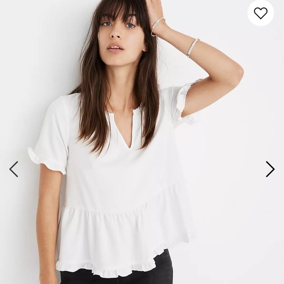 Madewell Tops - Madewell stanza green top